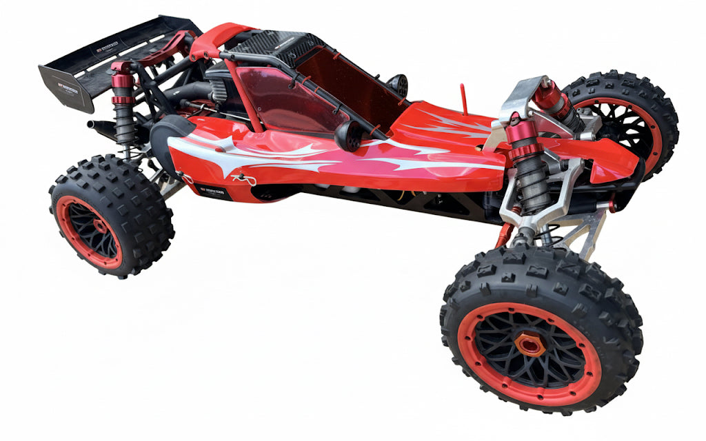 Custom Built 5b BAJA rc 1/5 2 stroke 27.5cc ready to run.